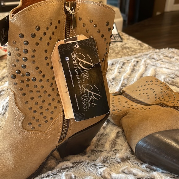 6. Dan Post Suede Stud Boots. New with tags from Sundance. - Picture 11 of 15
